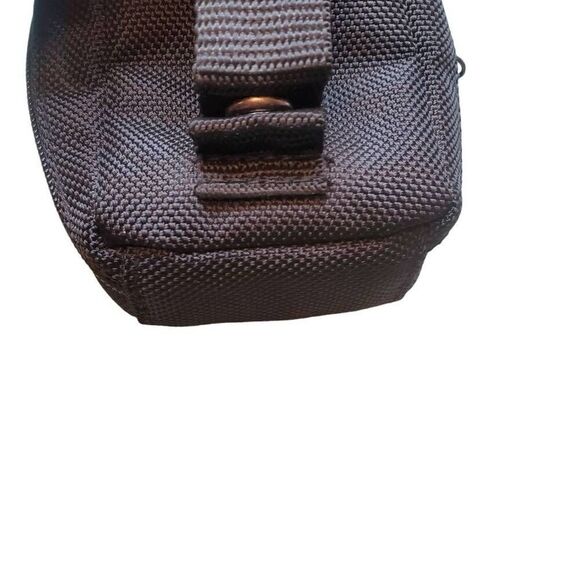 Sony CyberShot Small Camera Bag Soft Case Black Zipper 3 Compartment - Picture 4 of 5